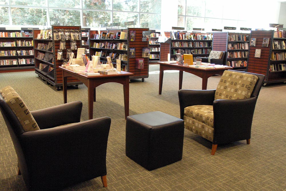 Hornet Bookstore Interior at Sac State